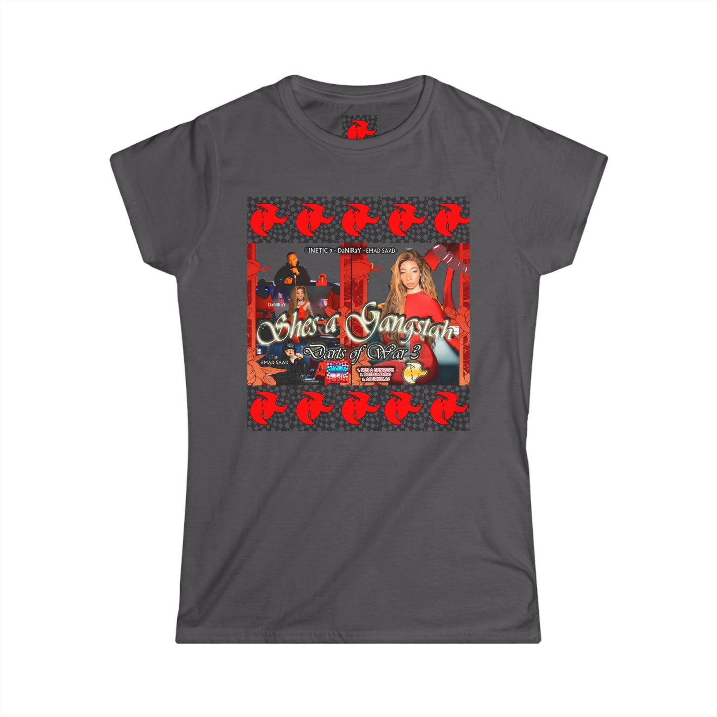 Shes A Gangstah Women's Softstyle Tee - Bold & Unique Design