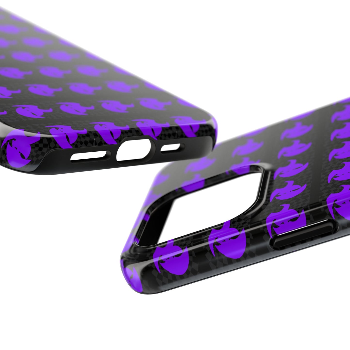 HK Logo Bold Purple Graphic Tough Phone Cases - Durable Protection for Every Style