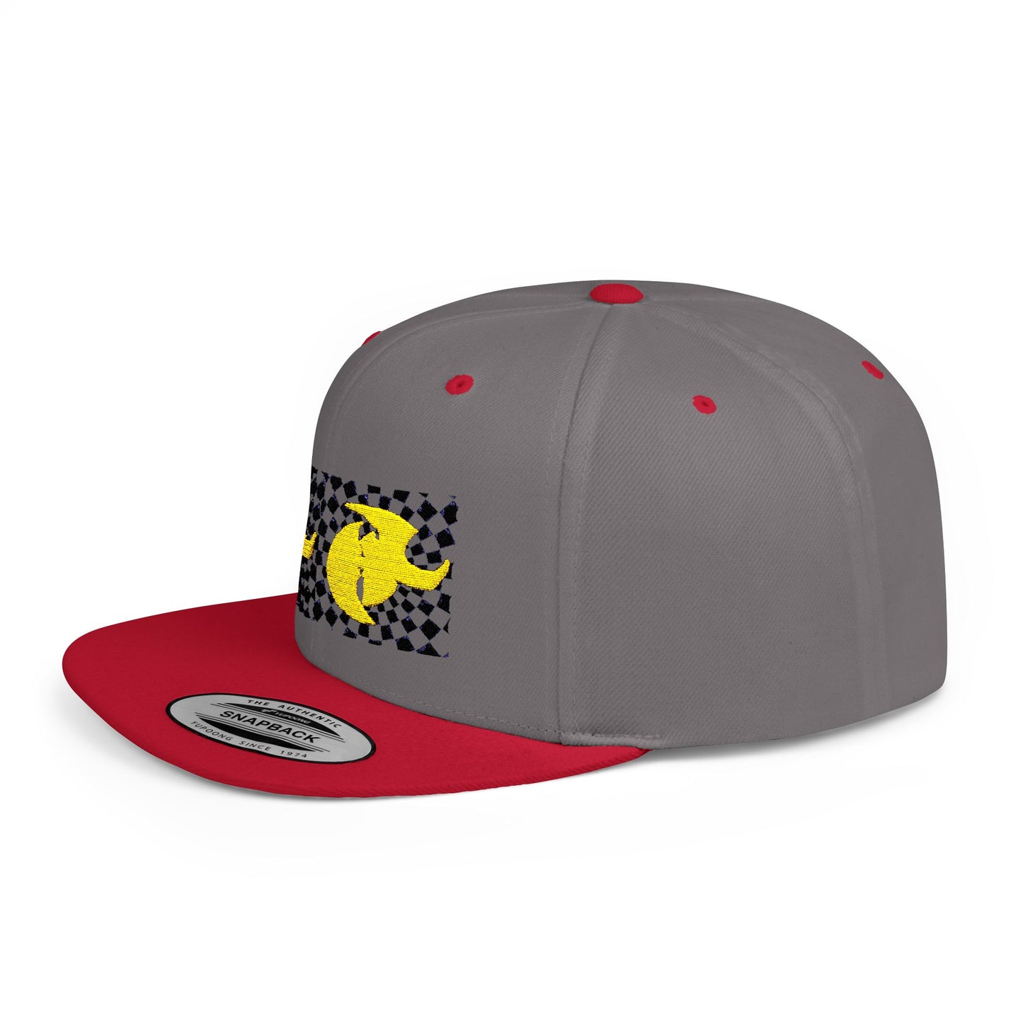 HK logo Checkerboard Snapback Cap Choose any color