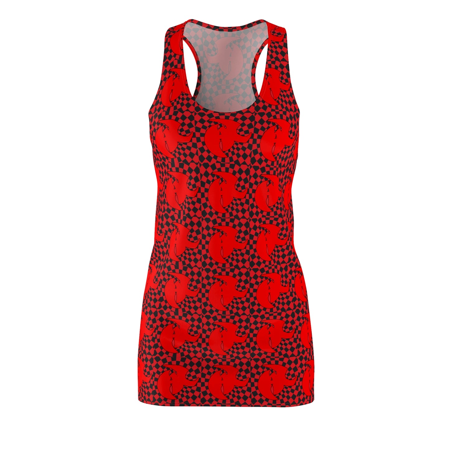 Emad Saad Hk Red  Racerback Dress - Perfect for Summer Fun & Casual Outings
