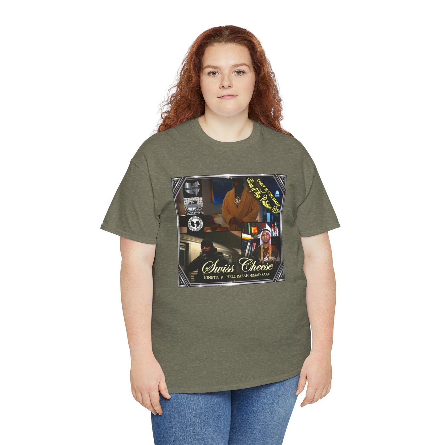 Swiss Cheese Darts of War 3 , Unisex Cotton T-Shirt, Hell Razah , Kinetic 9