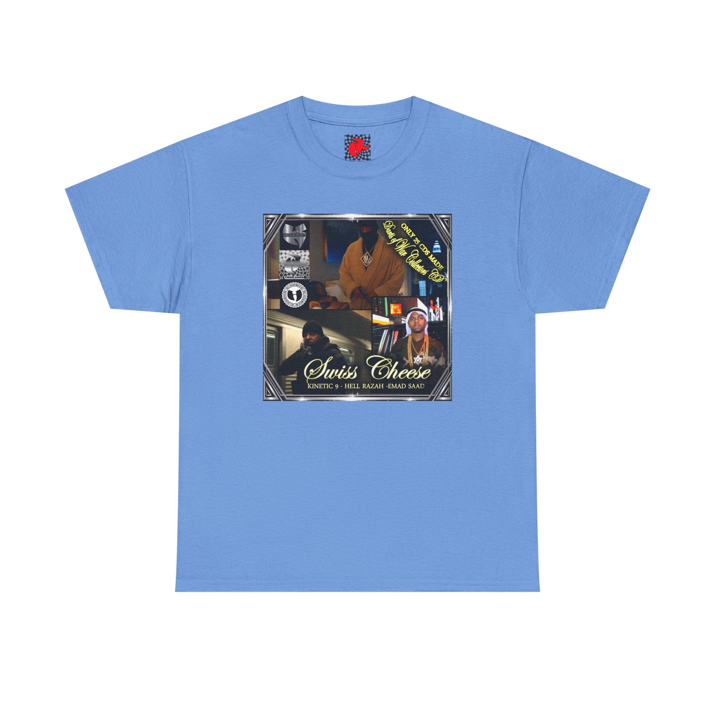 Swiss Cheese Darts of War 3 , Unisex Cotton T-Shirt, Hell Razah , Kinetic 9