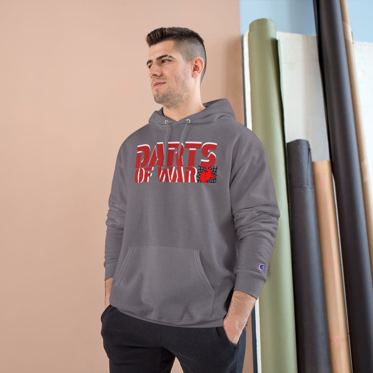 Champion Darts of War Hoodie - Cozy Champion Sweatshirt for Game Night, Dart Lovers, Casual Wear, Gift for Him, Sports Apparel
