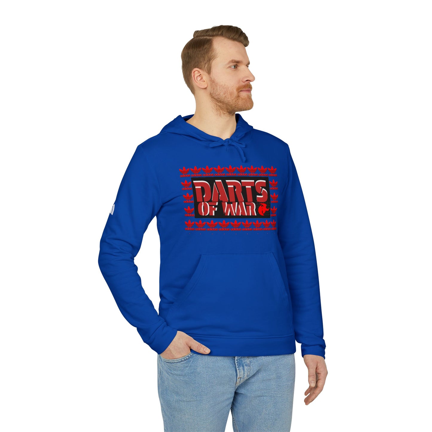 Adidas Darts of War Fleece Hoodie  Cozy Casual Wear
