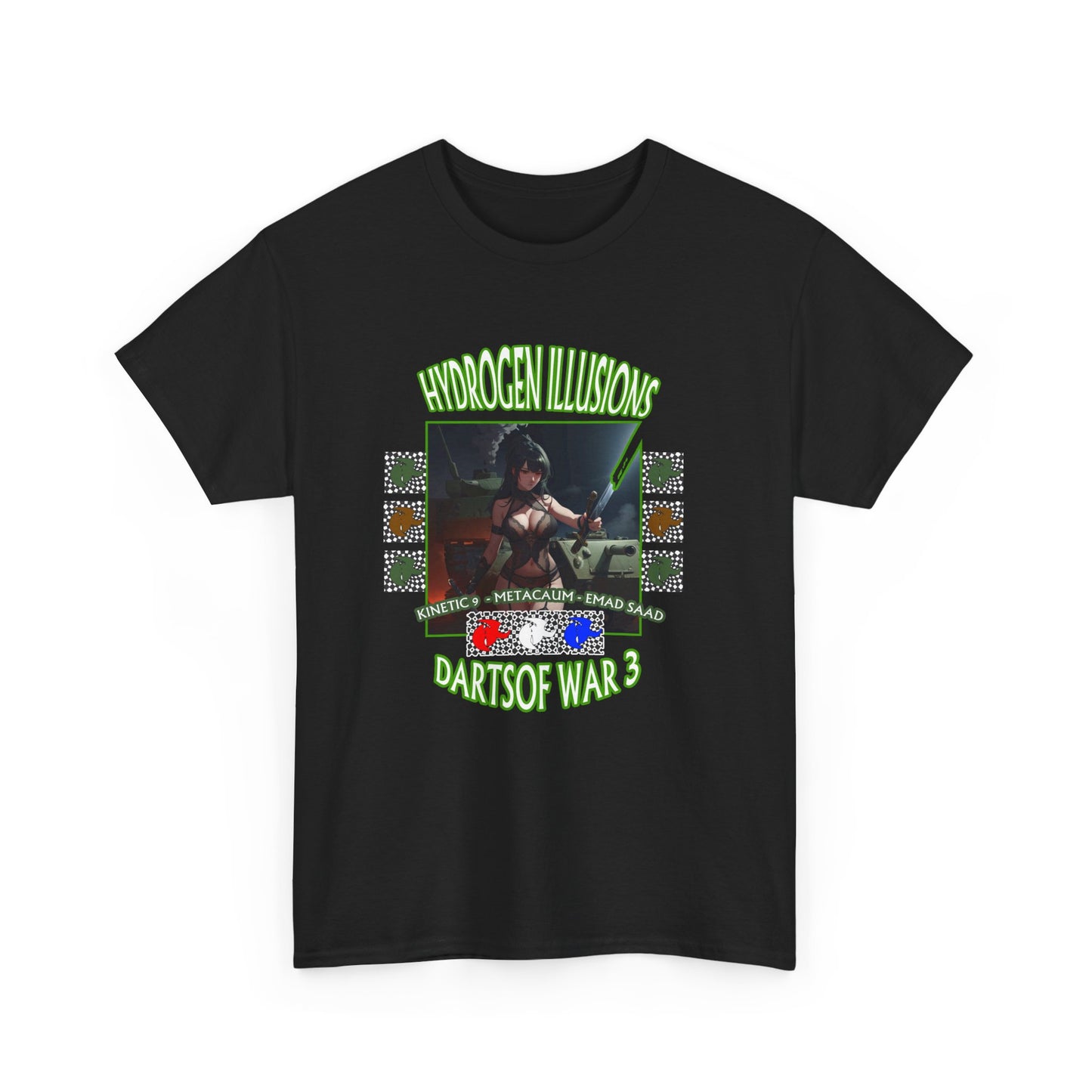 Hydrogen Illusions Unisex Heavy Cotton Tee - Choose any color