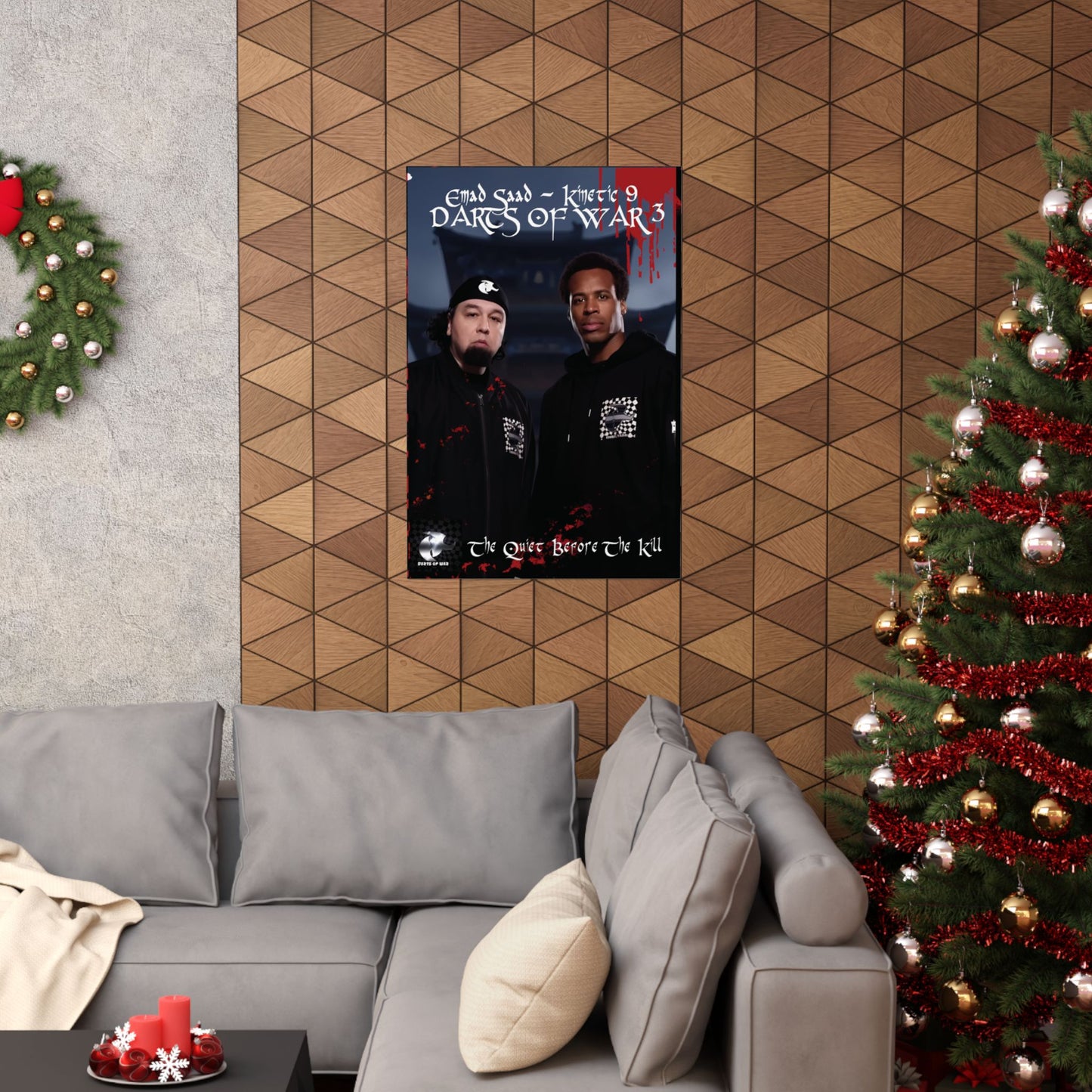 Darts of War 3  Vertical Poster — Darts of War 3 Album Cover (Emad Saad & Kinetic 9)