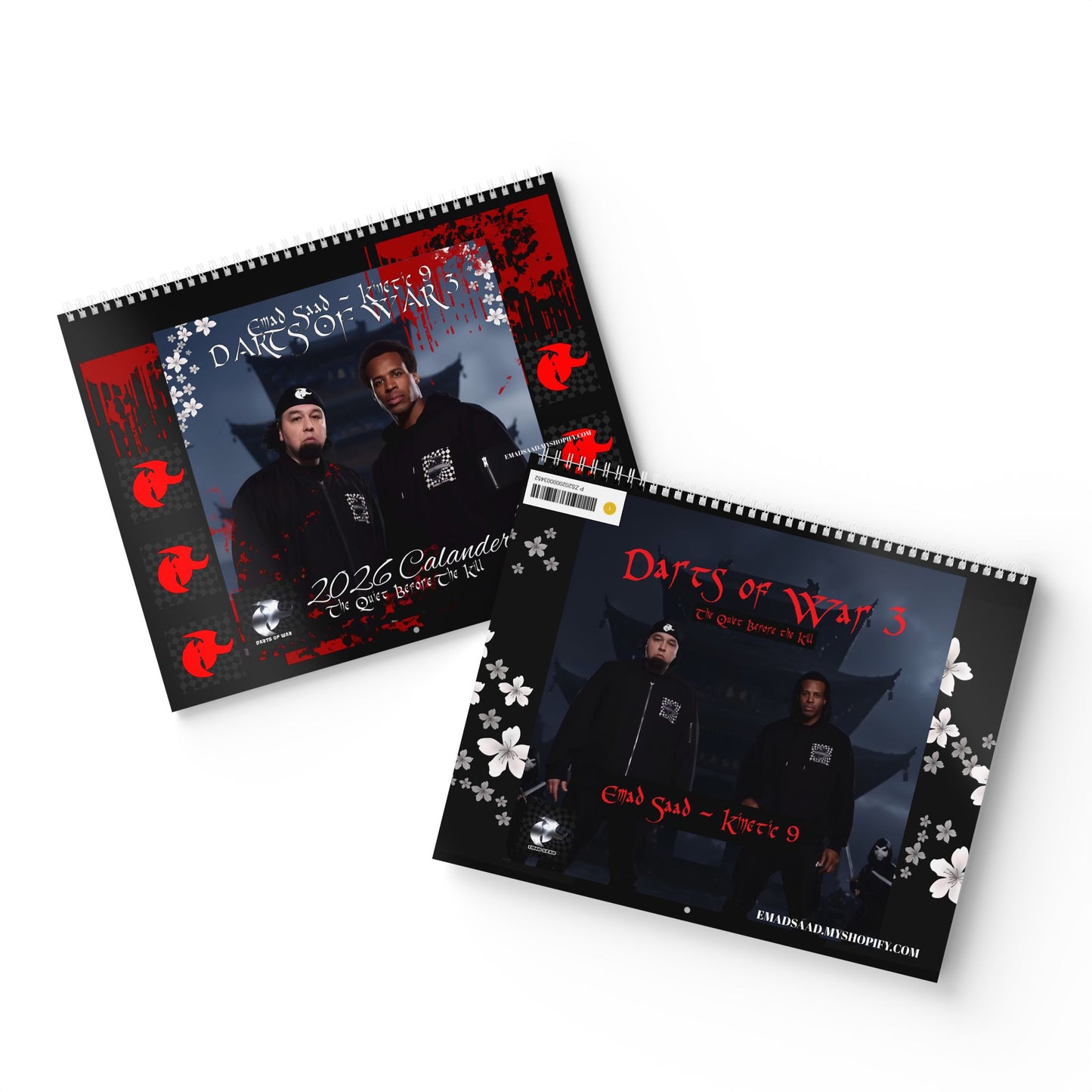 DARTS OF WAR 3  2026 Wall Calendar