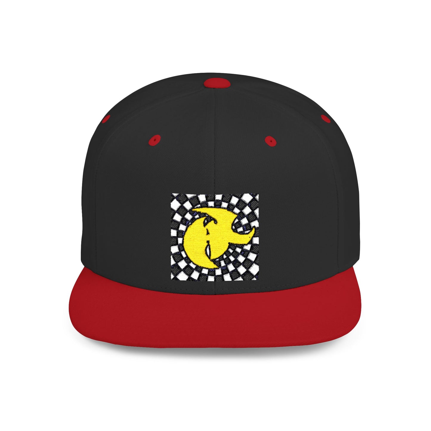 HK Logo Flat Bill Snapback Hat