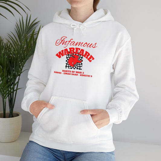 Infamous Warfare Hooded Sweatshirt Casual Hoodie, Streetwear Style,