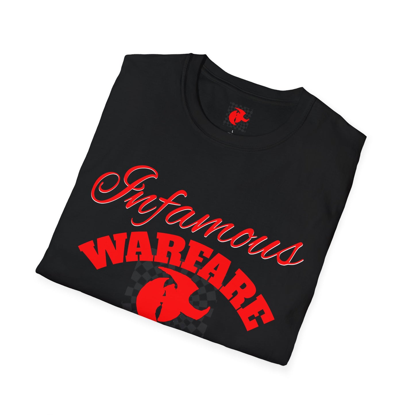 Infamous Warfare Graphic Tee | Unisex Softstyle T-Shirt , Casual Wear, Apparel, Streetwear