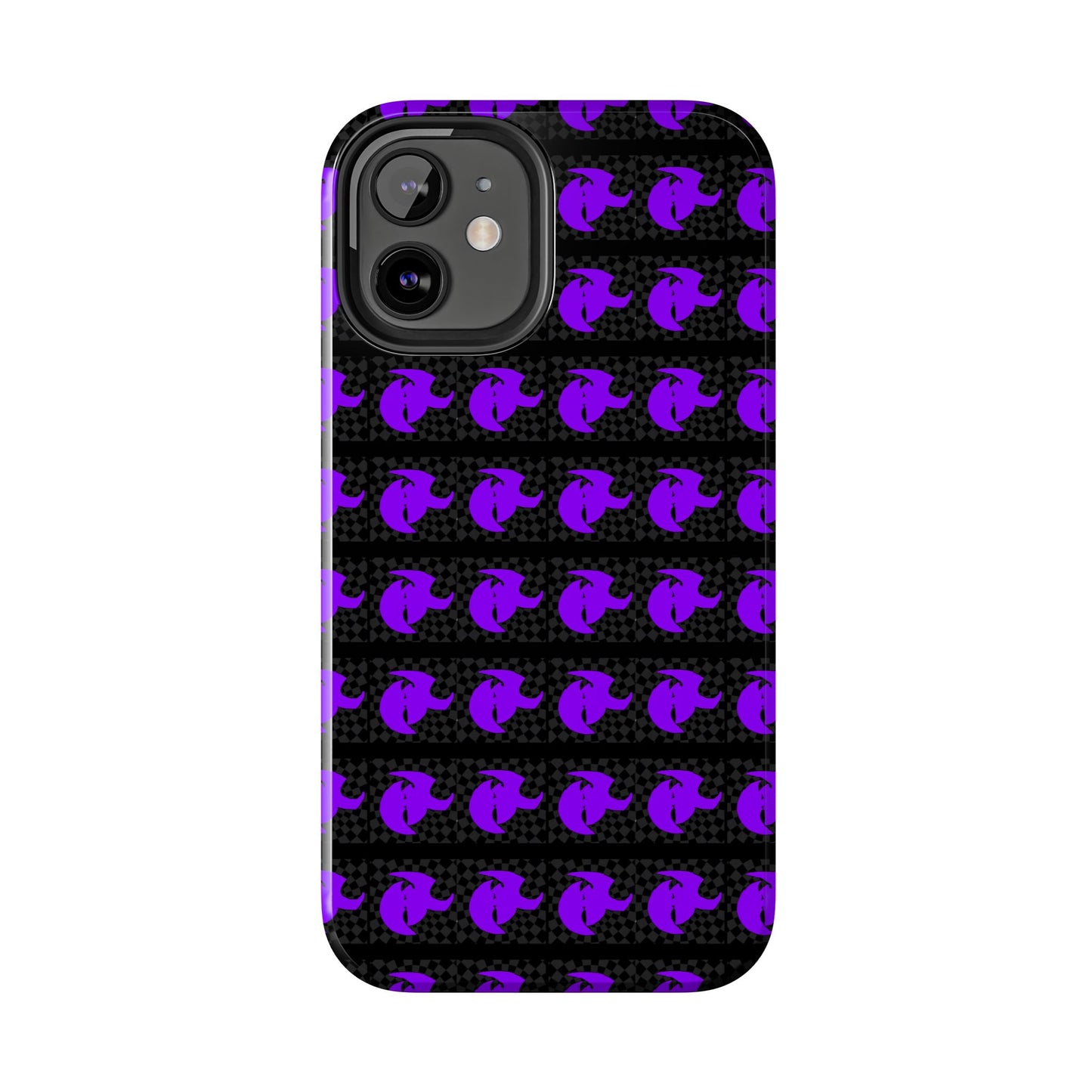 HK Logo Bold Purple Graphic Tough Phone Cases - Durable Protection for Every Style