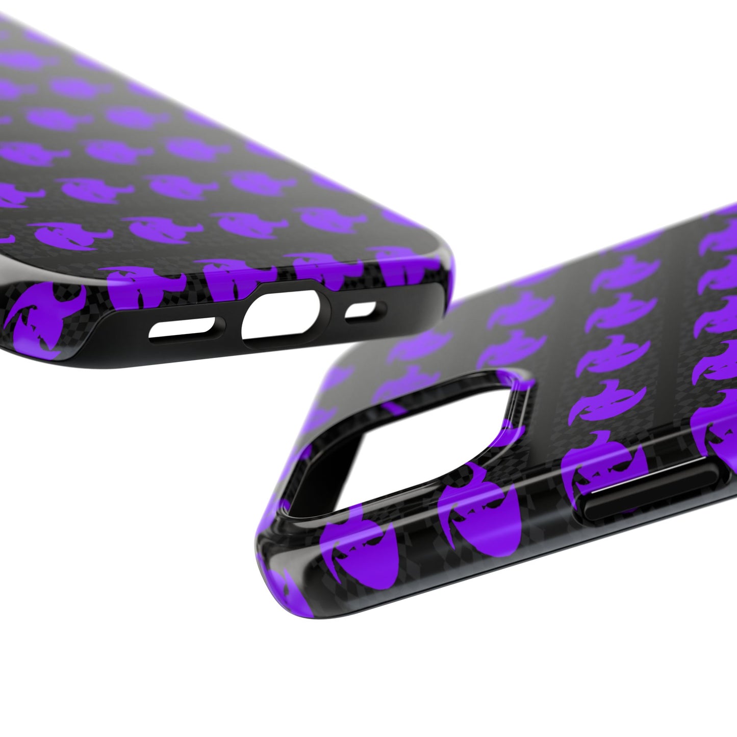 HK Logo Bold Purple Graphic Tough Phone Cases - Durable Protection for Every Style
