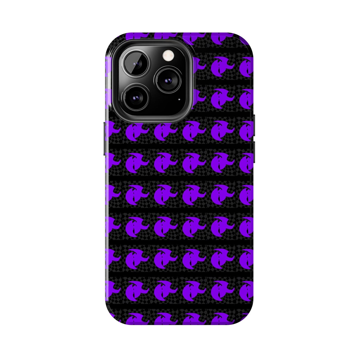 HK Logo Bold Purple Graphic Tough Phone Cases - Durable Protection for Every Style