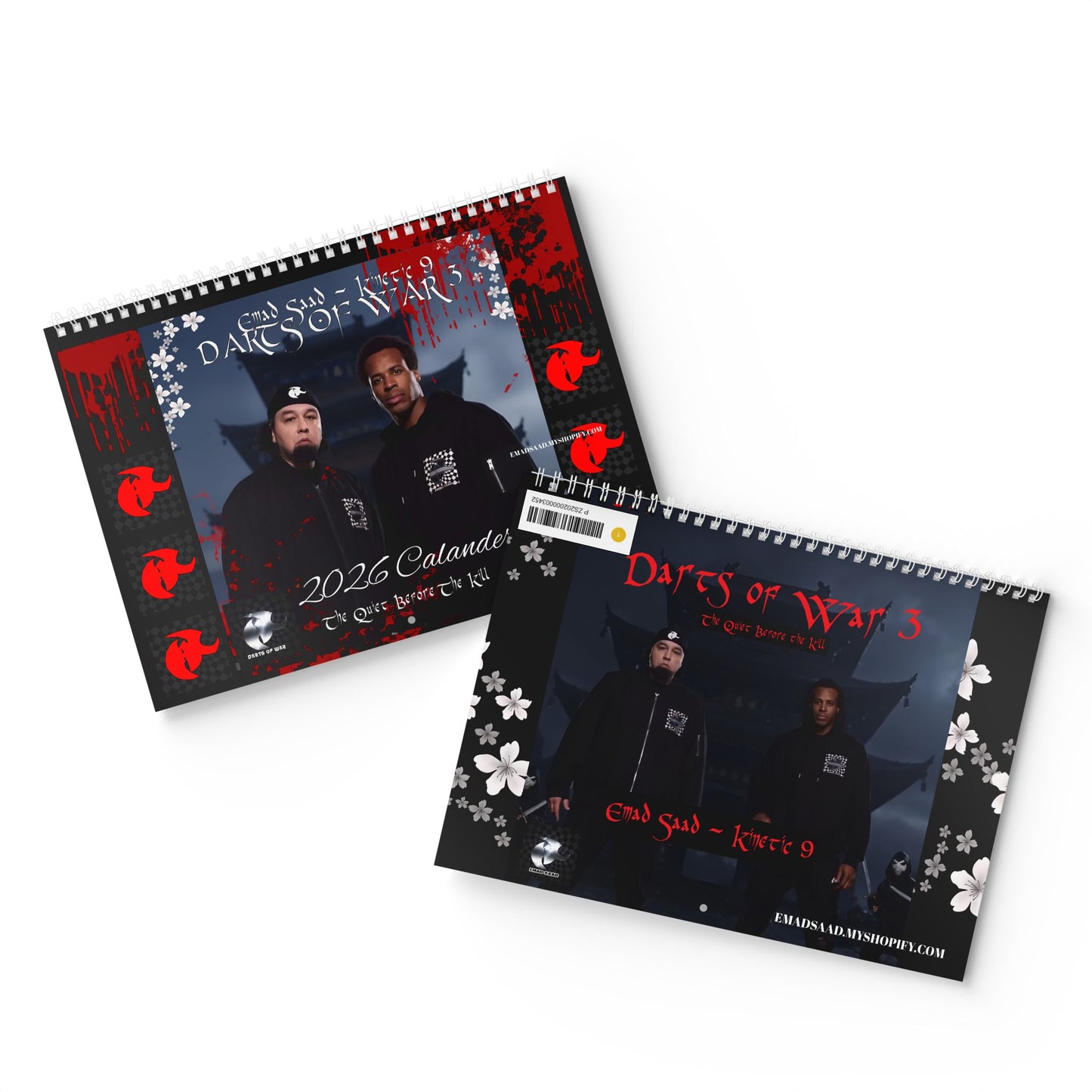 DARTS OF WAR 3  2026 Wall Calendar