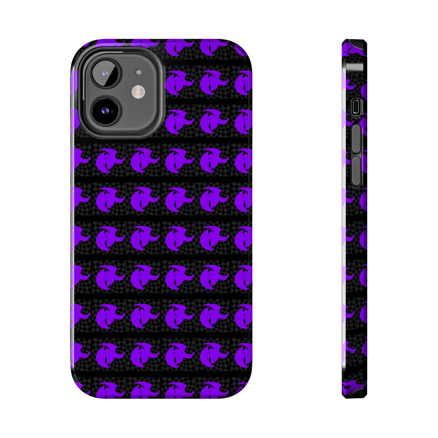 HK Logo Bold Purple Graphic Tough Phone Cases - Durable Protection for Every Style