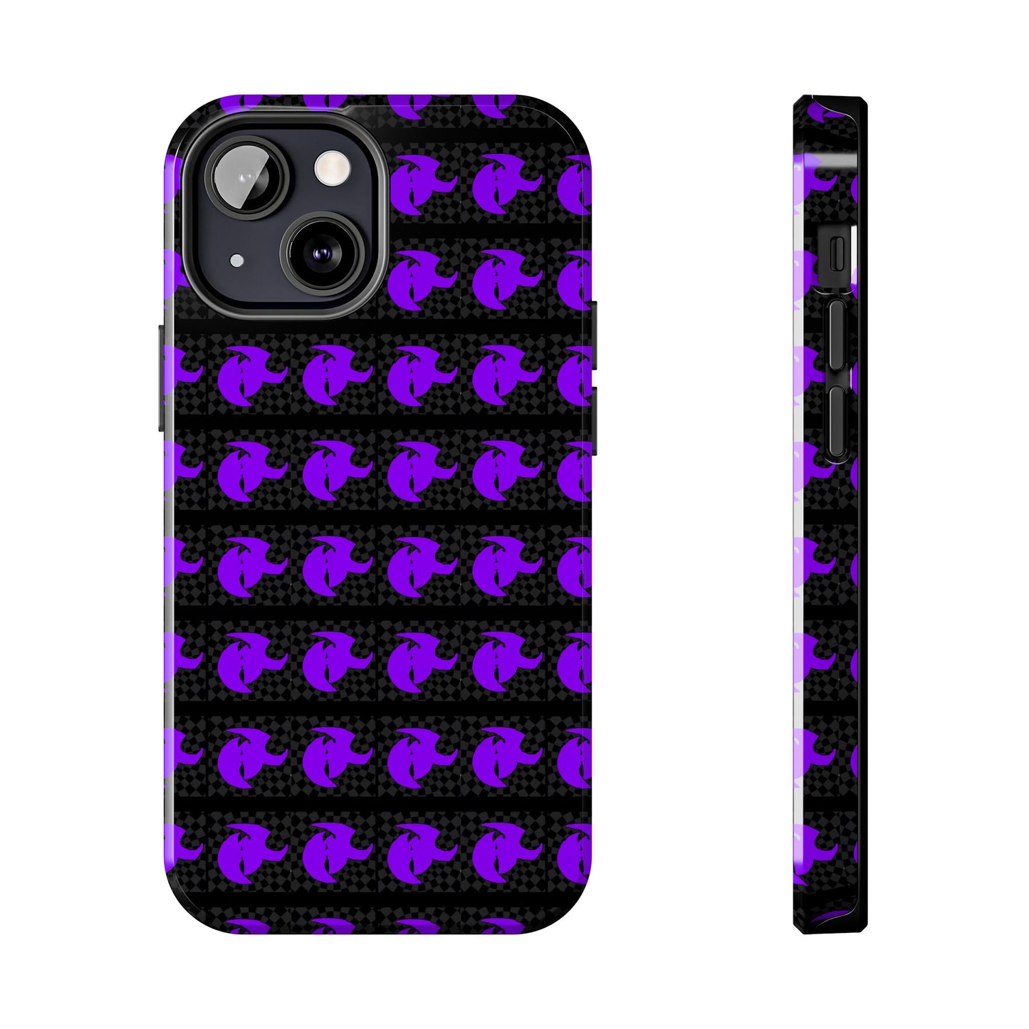 HK Logo Bold Purple Graphic Tough Phone Cases - Durable Protection for Every Style