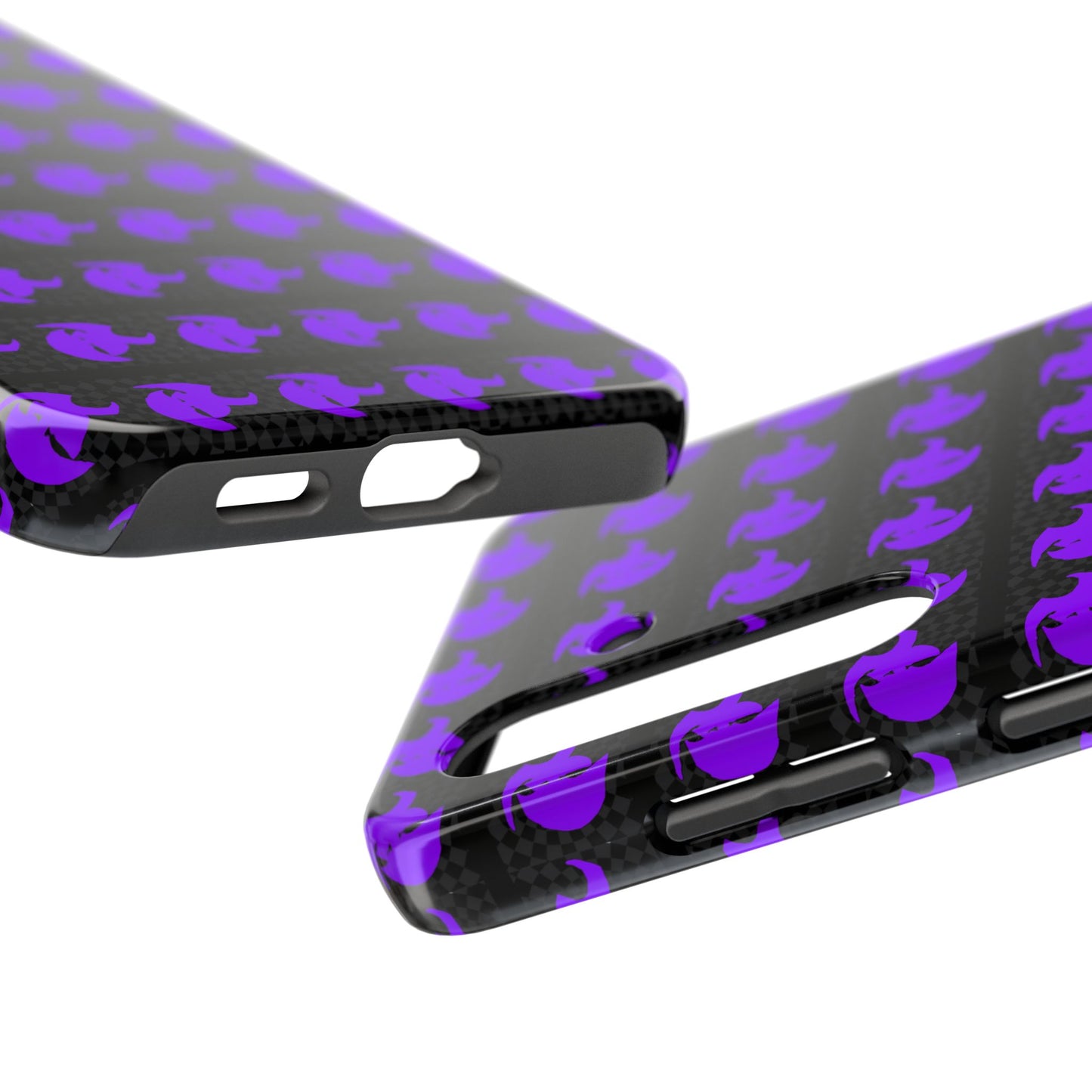 HK Logo Bold Purple Graphic Tough Phone Cases - Durable Protection for Every Style