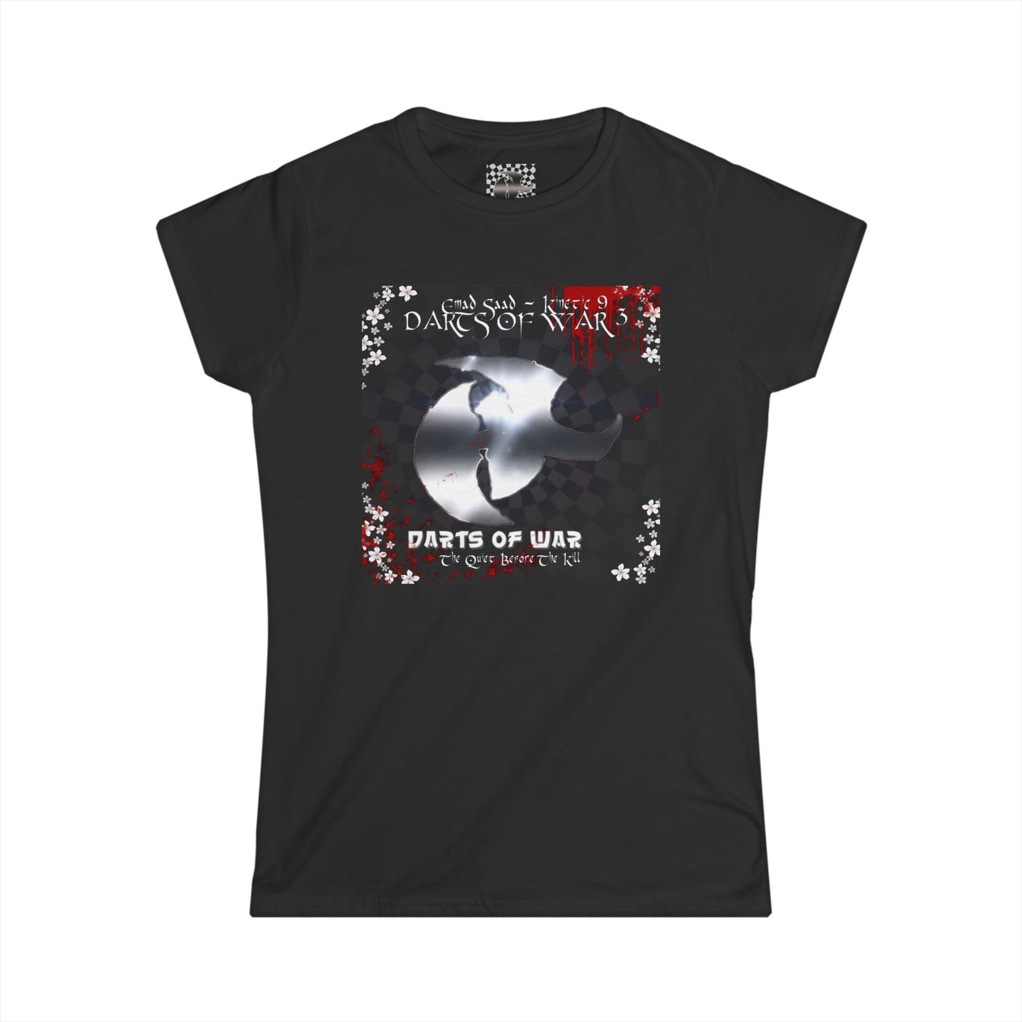 Darts of War 3 Graphic Tee — Women's Dartboard Battle Shirt