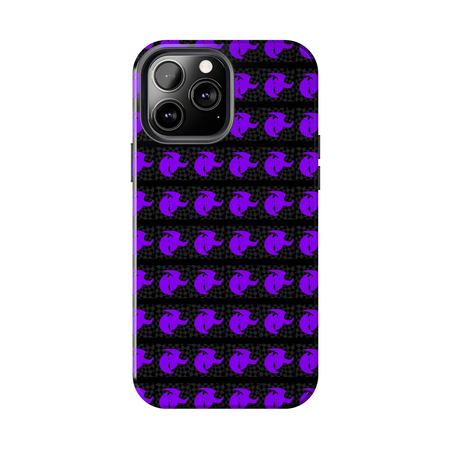 HK Logo Bold Purple Graphic Tough Phone Cases - Durable Protection for Every Style