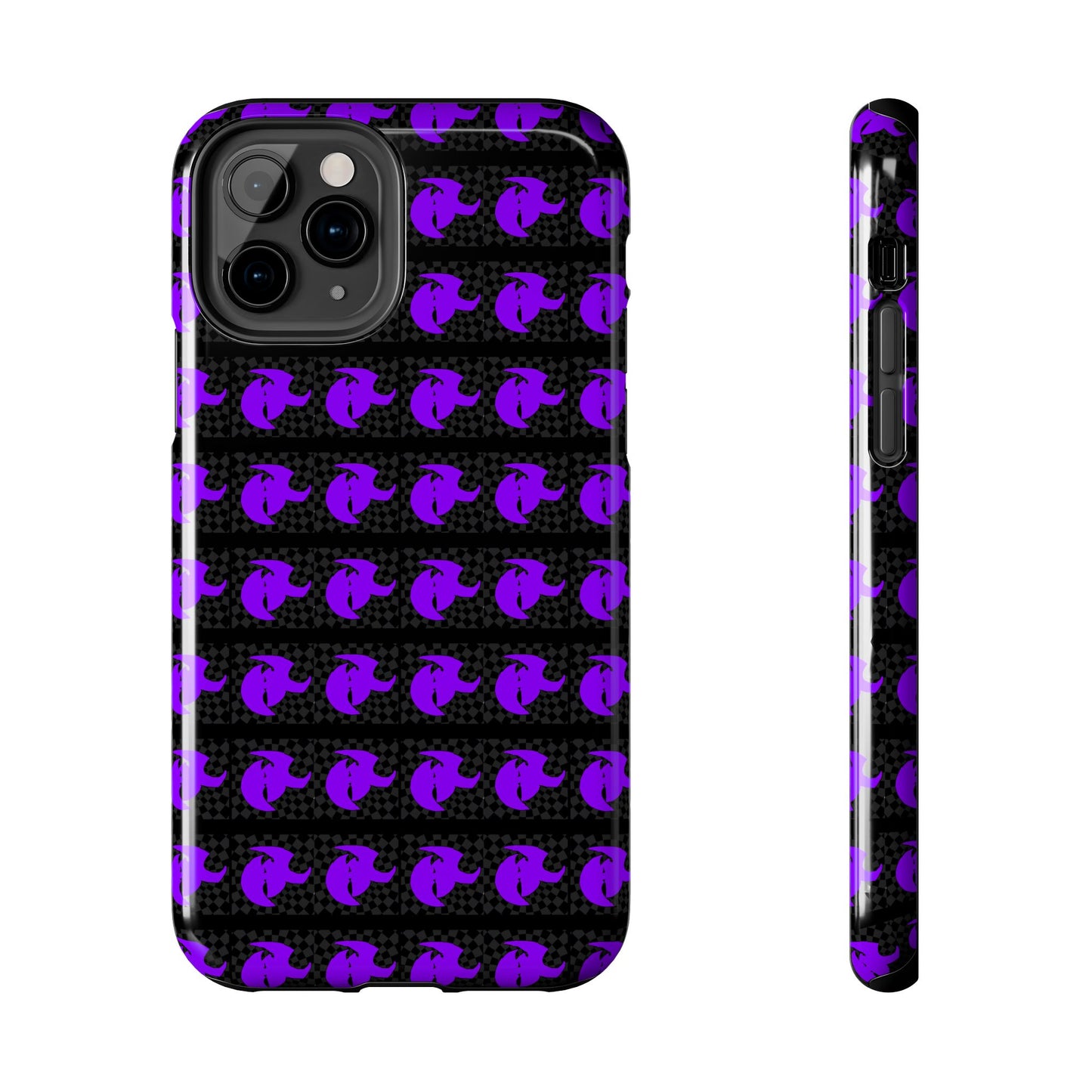 HK Logo Bold Purple Graphic Tough Phone Cases - Durable Protection for Every Style