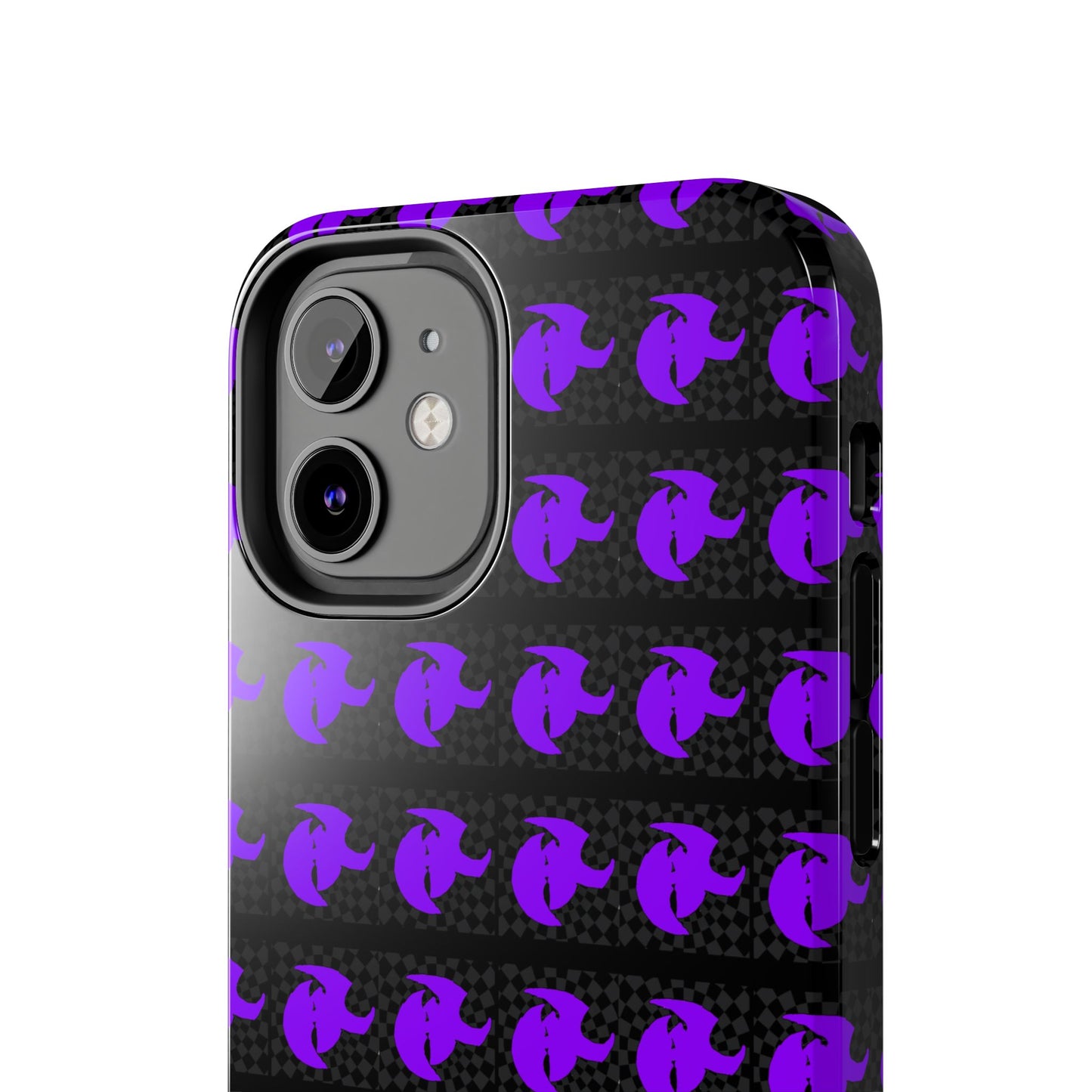 HK Logo Bold Purple Graphic Tough Phone Cases - Durable Protection for Every Style