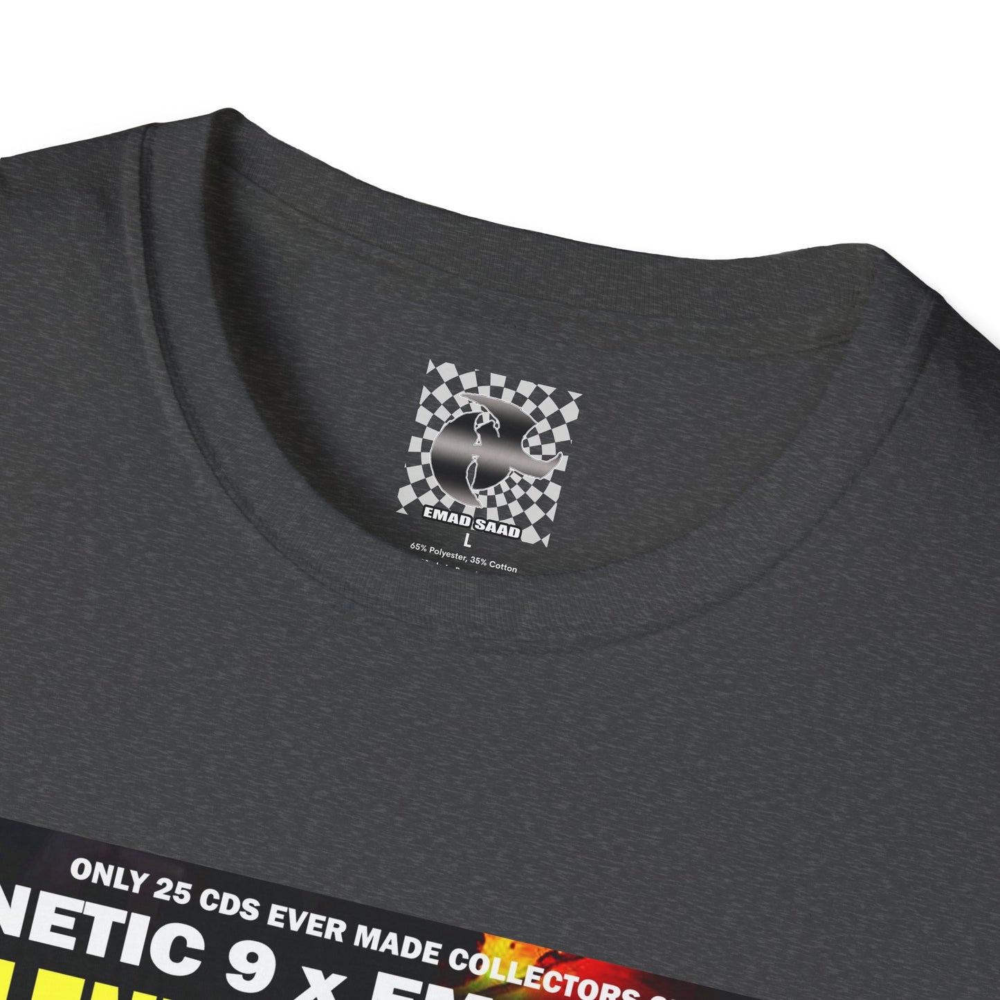 Silent Assassins Graphic T‑Shirt – Kinetic 9  x Emad Saad Album Art Tee