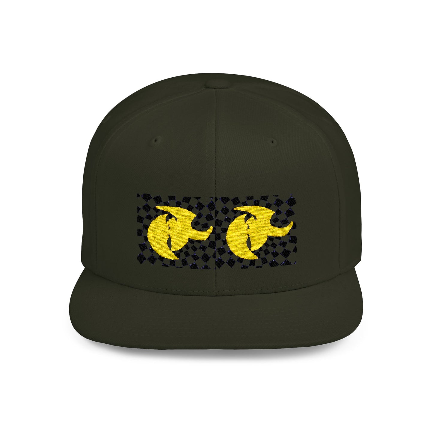 HK logo Checkerboard Snapback Cap Choose any color