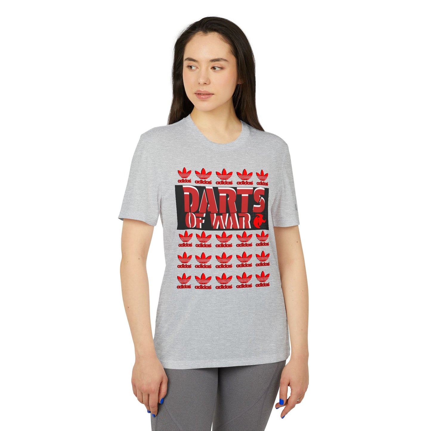 Adidas Darts of War Tee Shirt , Casual Style, Streetwear