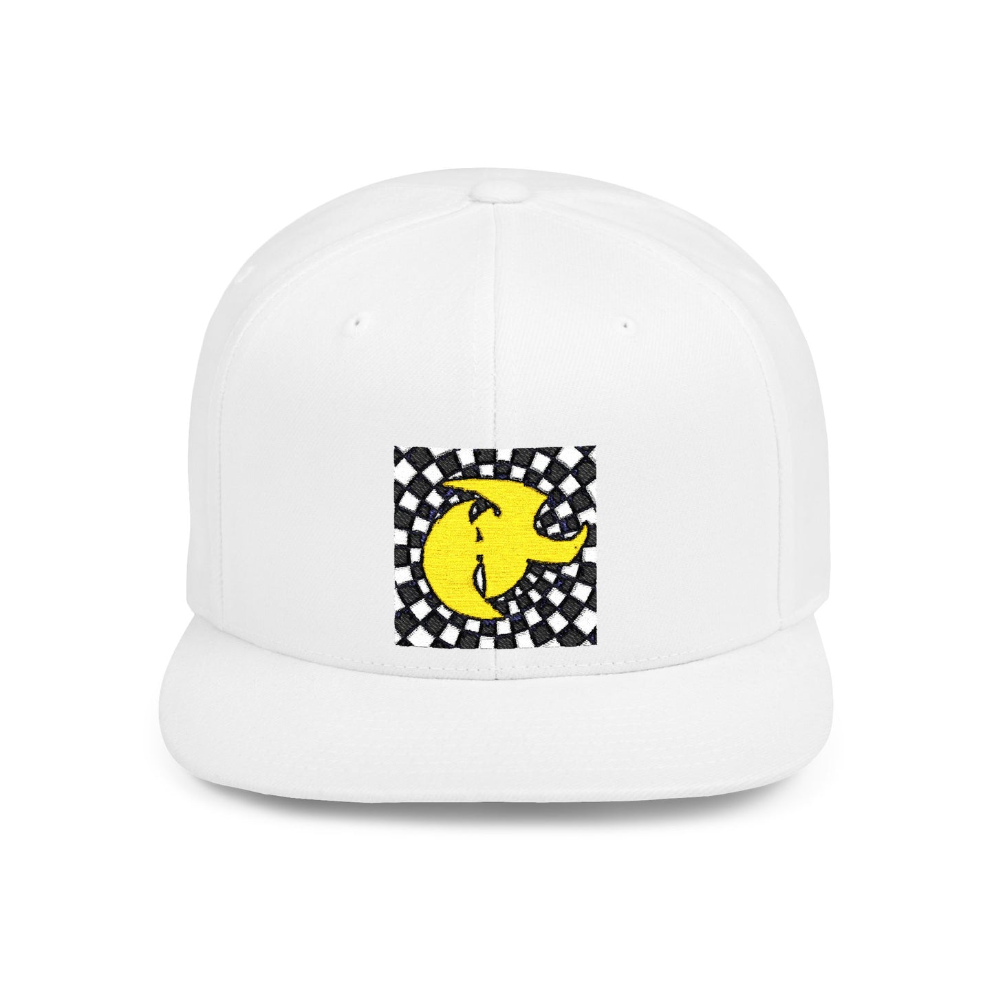 HK Logo Flat Bill Snapback Hat