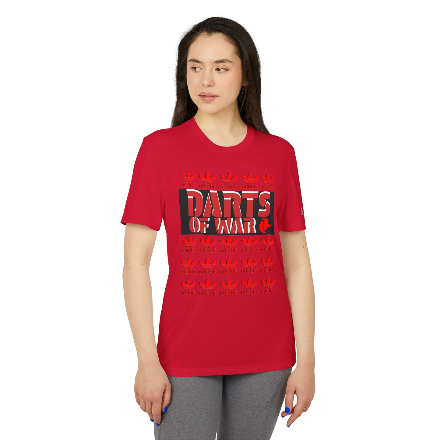Adidas Darts of War Tee Shirt , Casual Style, Streetwear