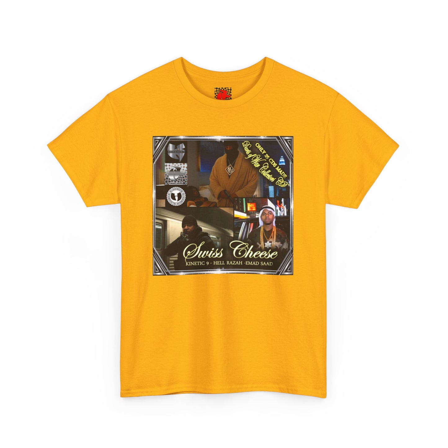 Swiss Cheese Darts of War 3 , Unisex Cotton T-Shirt, Hell Razah , Kinetic 9