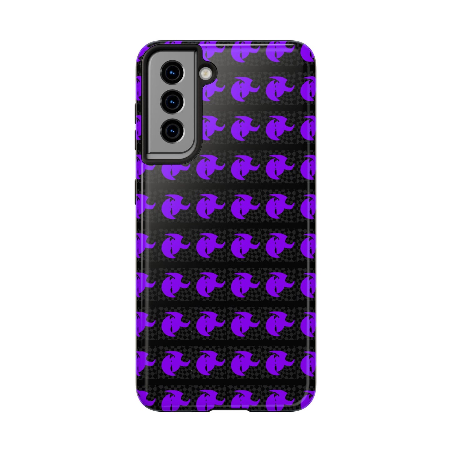 HK Logo Bold Purple Graphic Tough Phone Cases - Durable Protection for Every Style