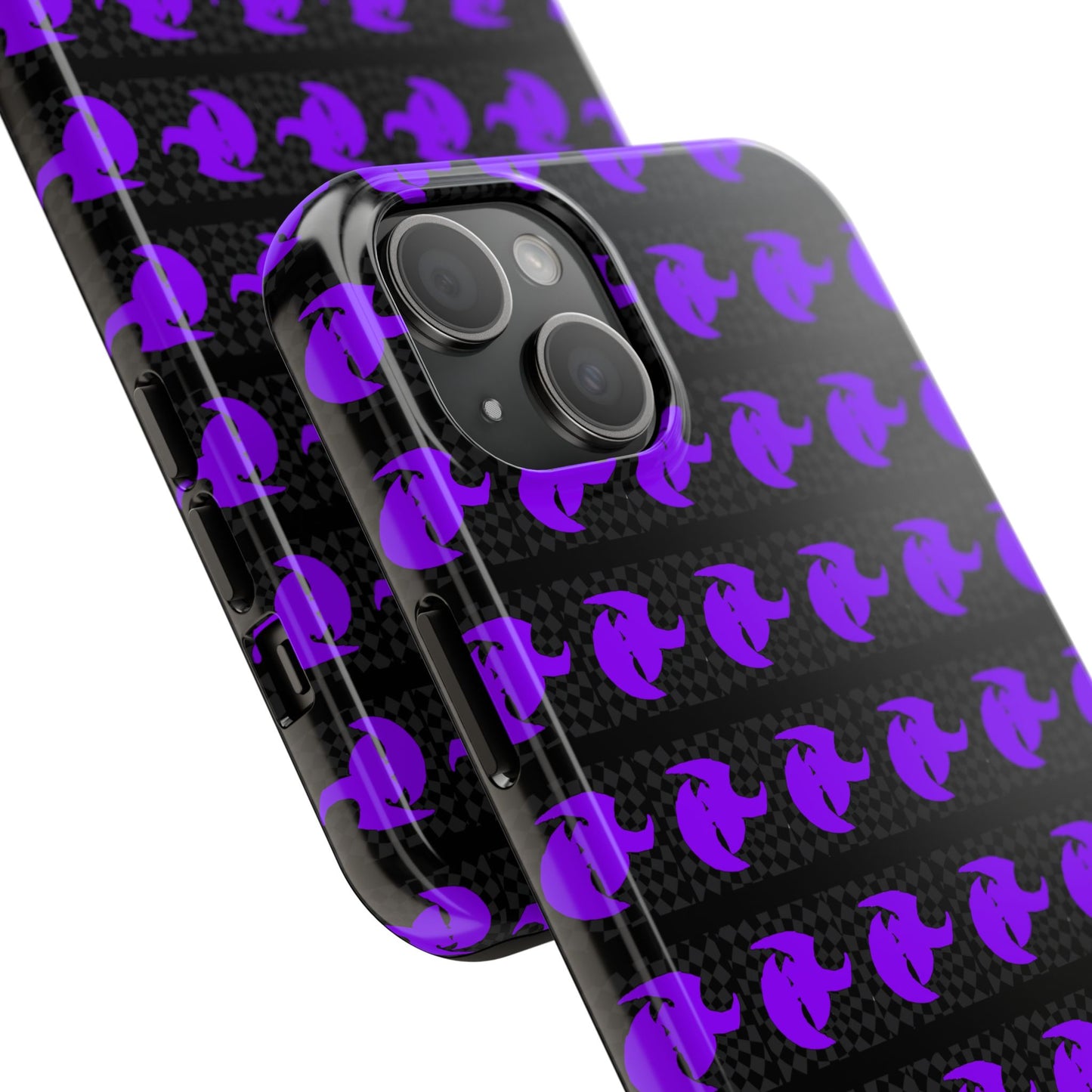 HK Logo Bold Purple Graphic Tough Phone Cases - Durable Protection for Every Style
