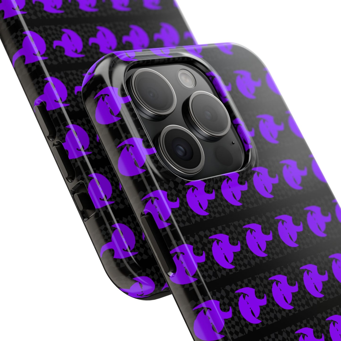 HK Logo Bold Purple Graphic Tough Phone Cases - Durable Protection for Every Style
