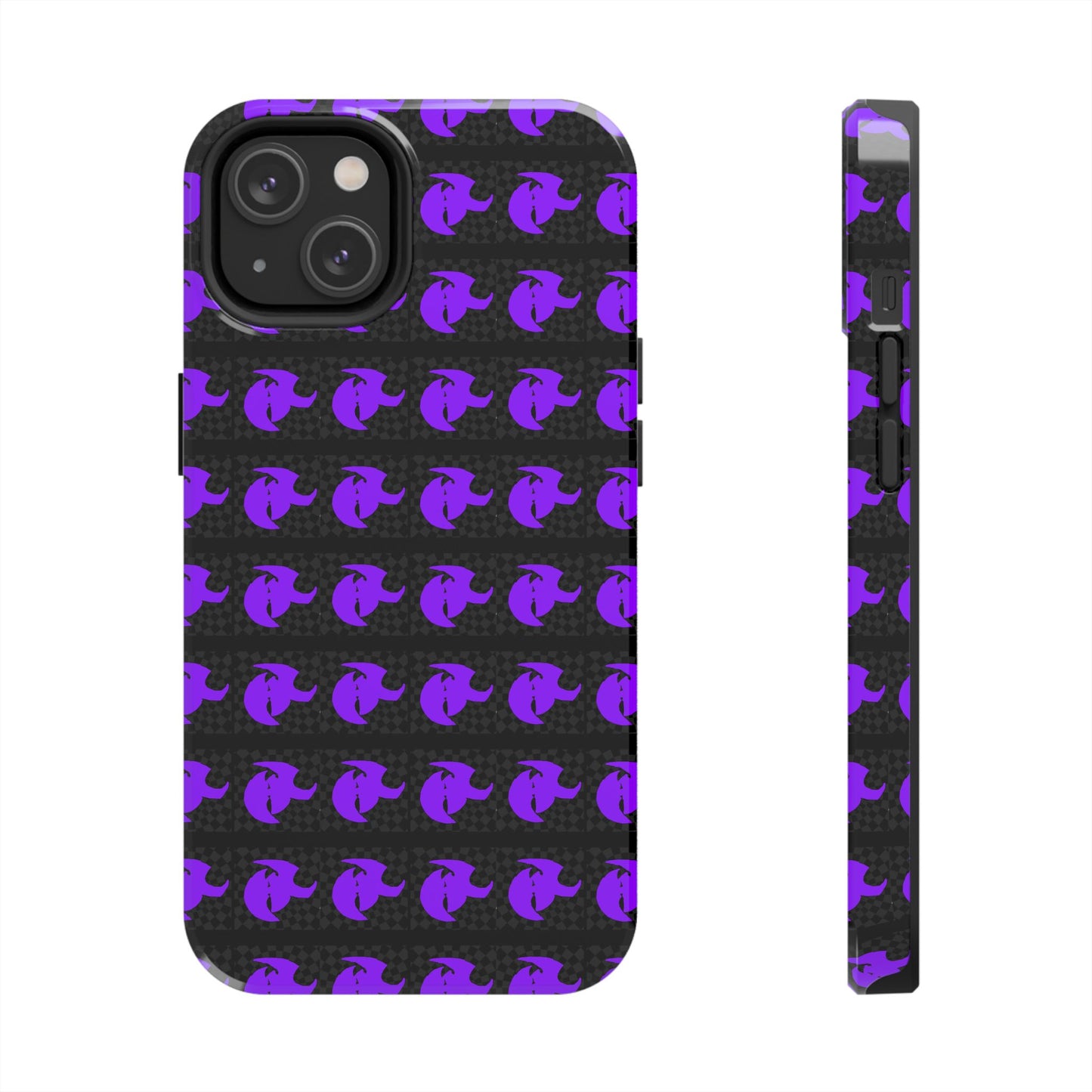 HK Logo Bold Purple Graphic Tough Phone Cases - Durable Protection for Every Style