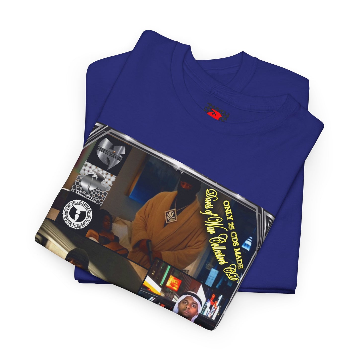 Swiss Cheese Darts of War 3 , Unisex Cotton T-Shirt, Hell Razah , Kinetic 9