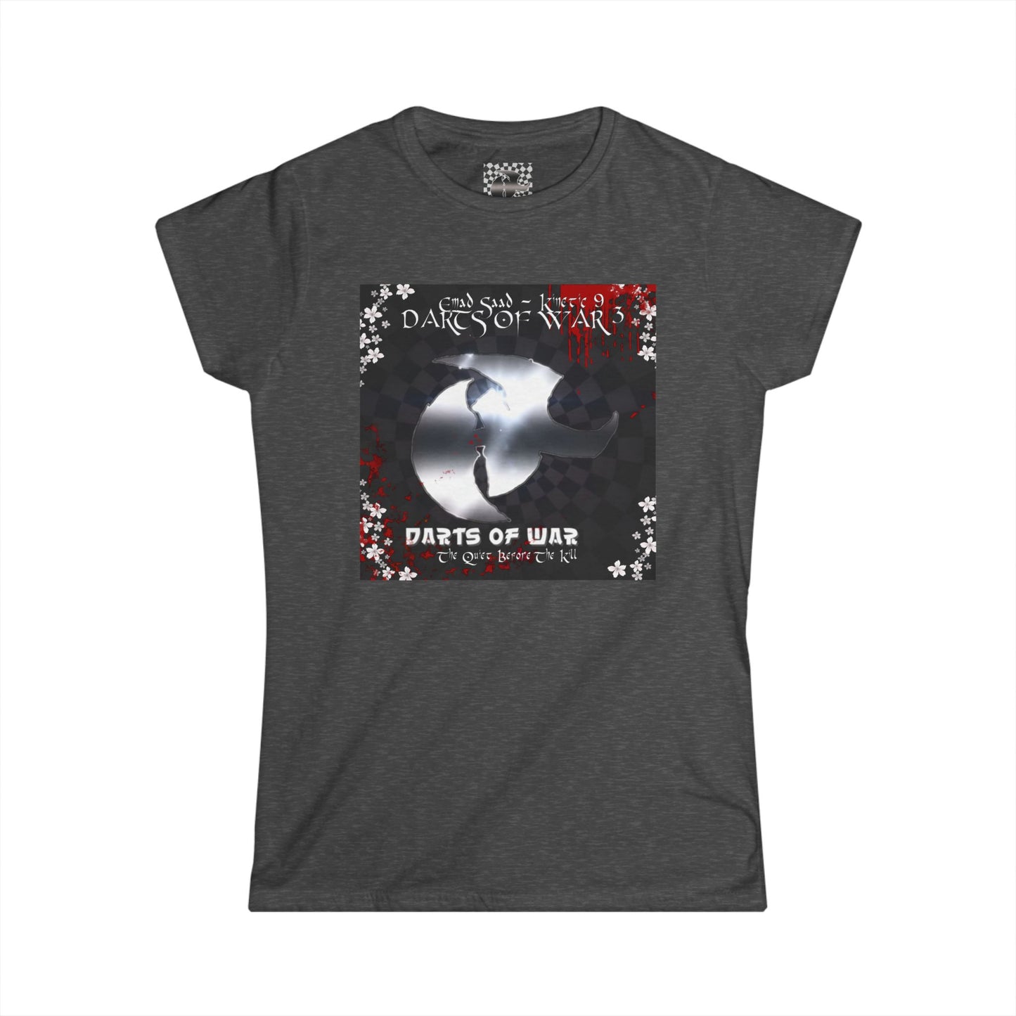 Darts of War 3 Graphic Tee — Women's Dartboard Battle Shirt