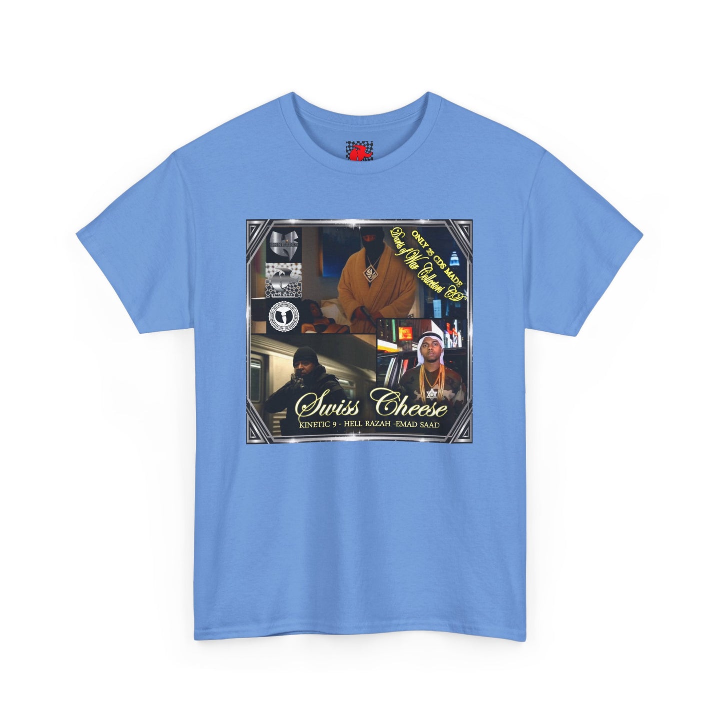 Swiss Cheese Darts of War 3 , Unisex Cotton T-Shirt, Hell Razah , Kinetic 9