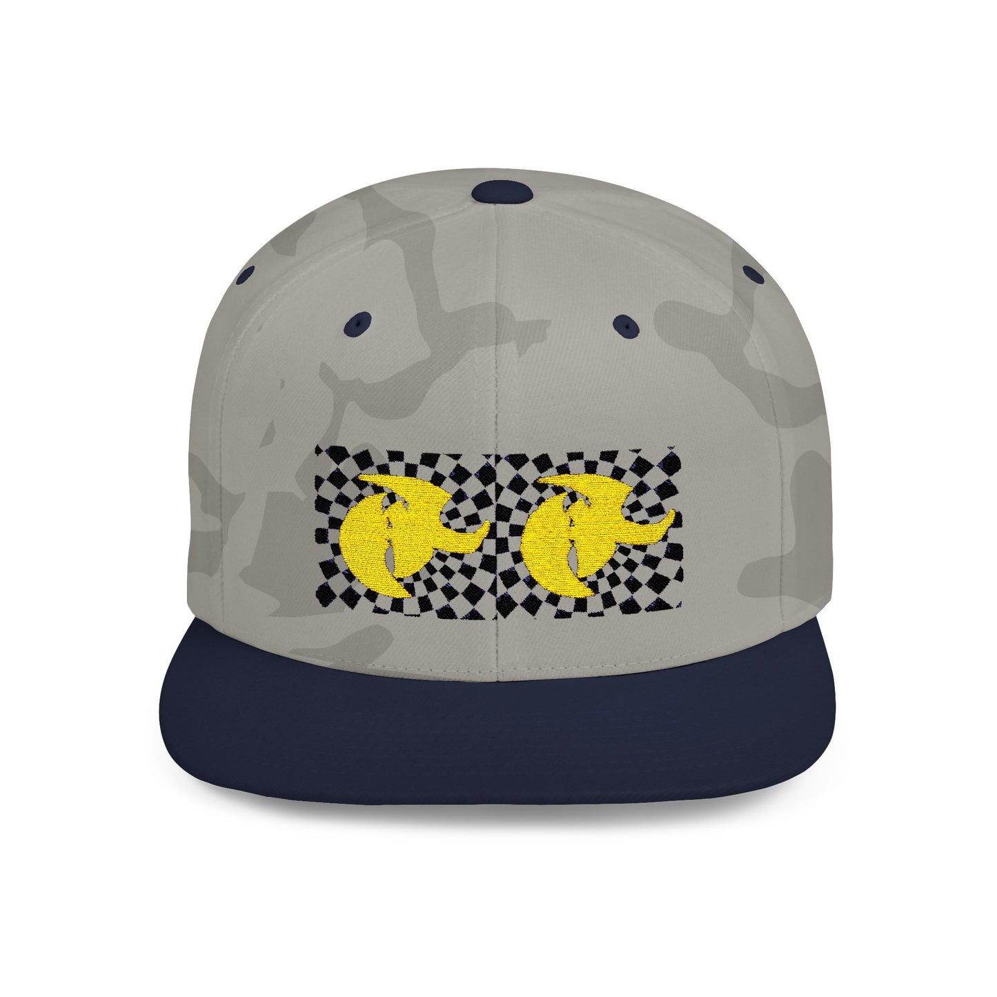 HK logo Checkerboard Snapback Cap Choose any color