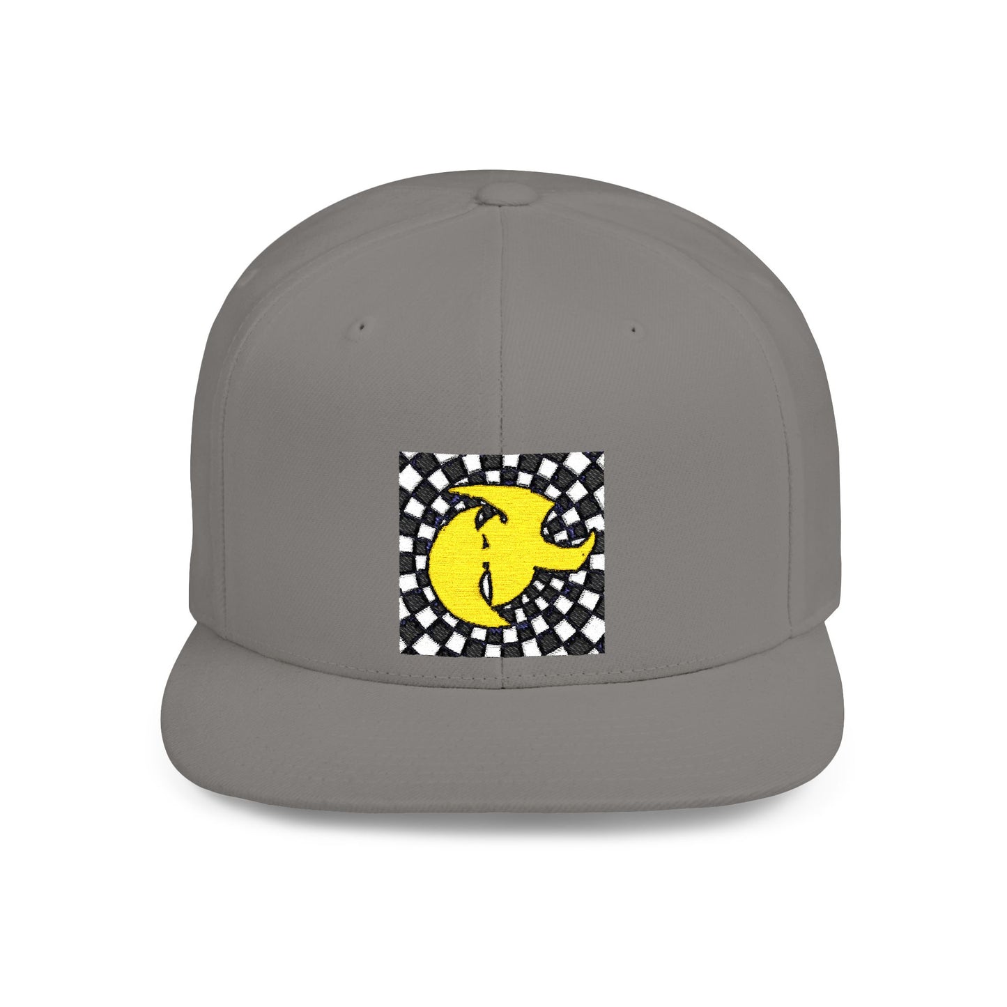 HK Logo Flat Bill Snapback Hat