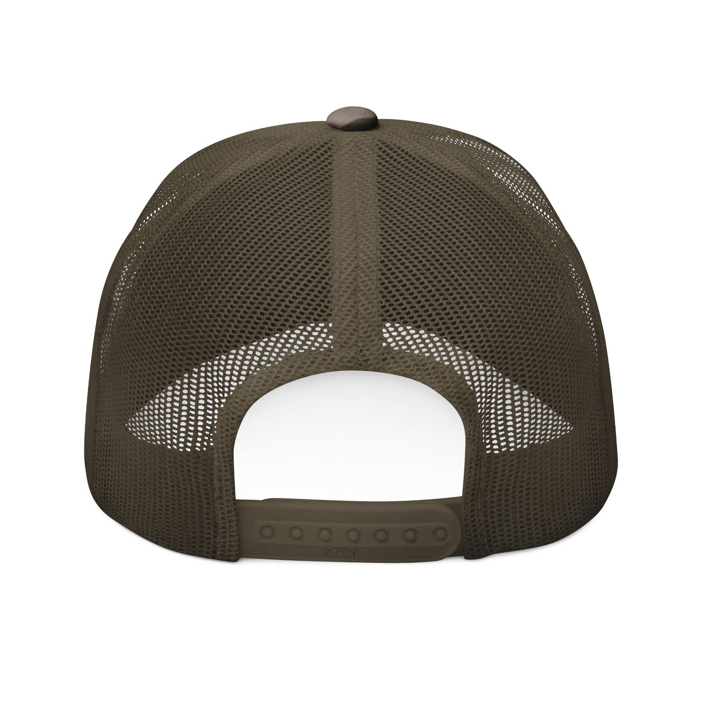HK Logo Embroidered Camouflage Trucker Hat