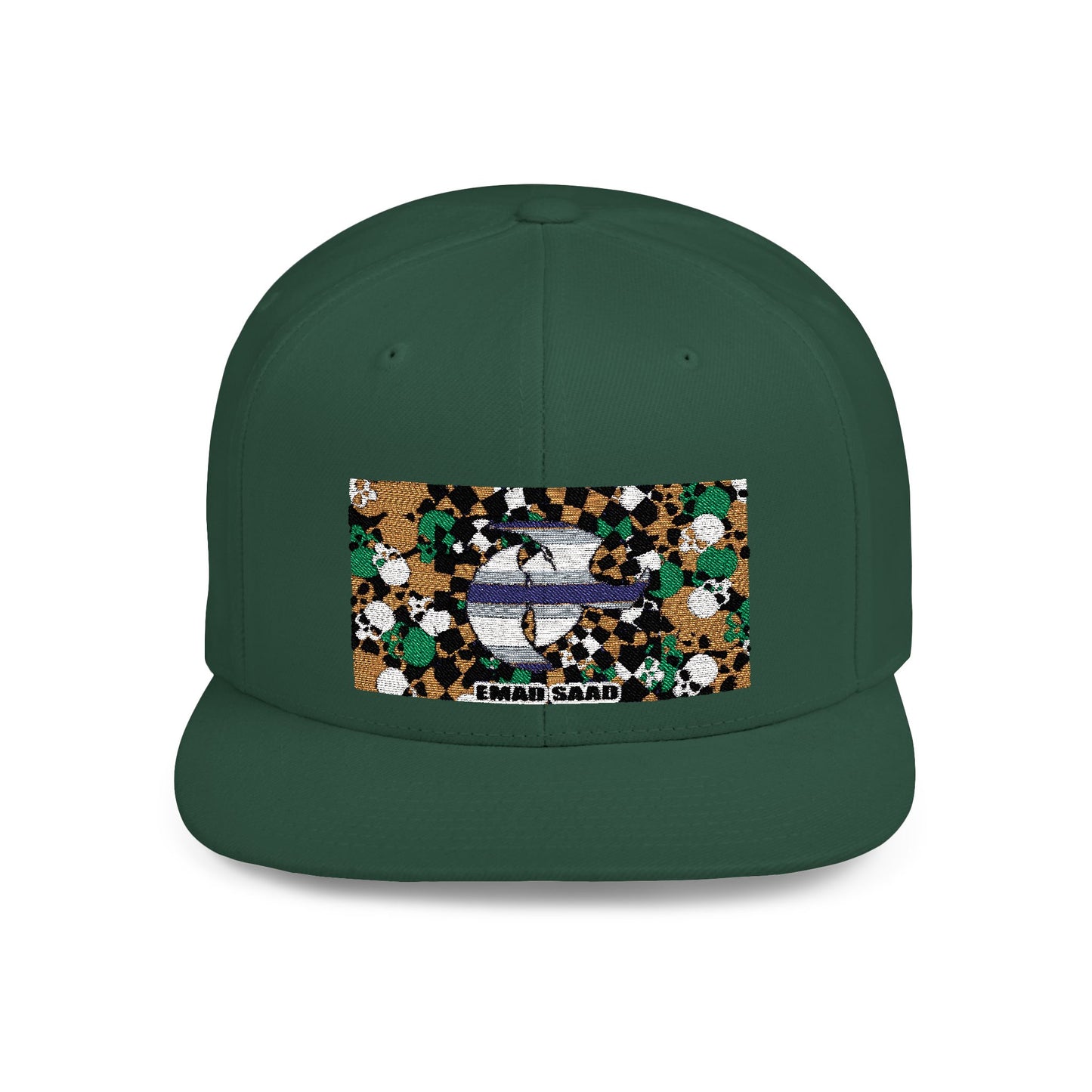 Flat Bill Snapback Hat | Emad Saad hk Design