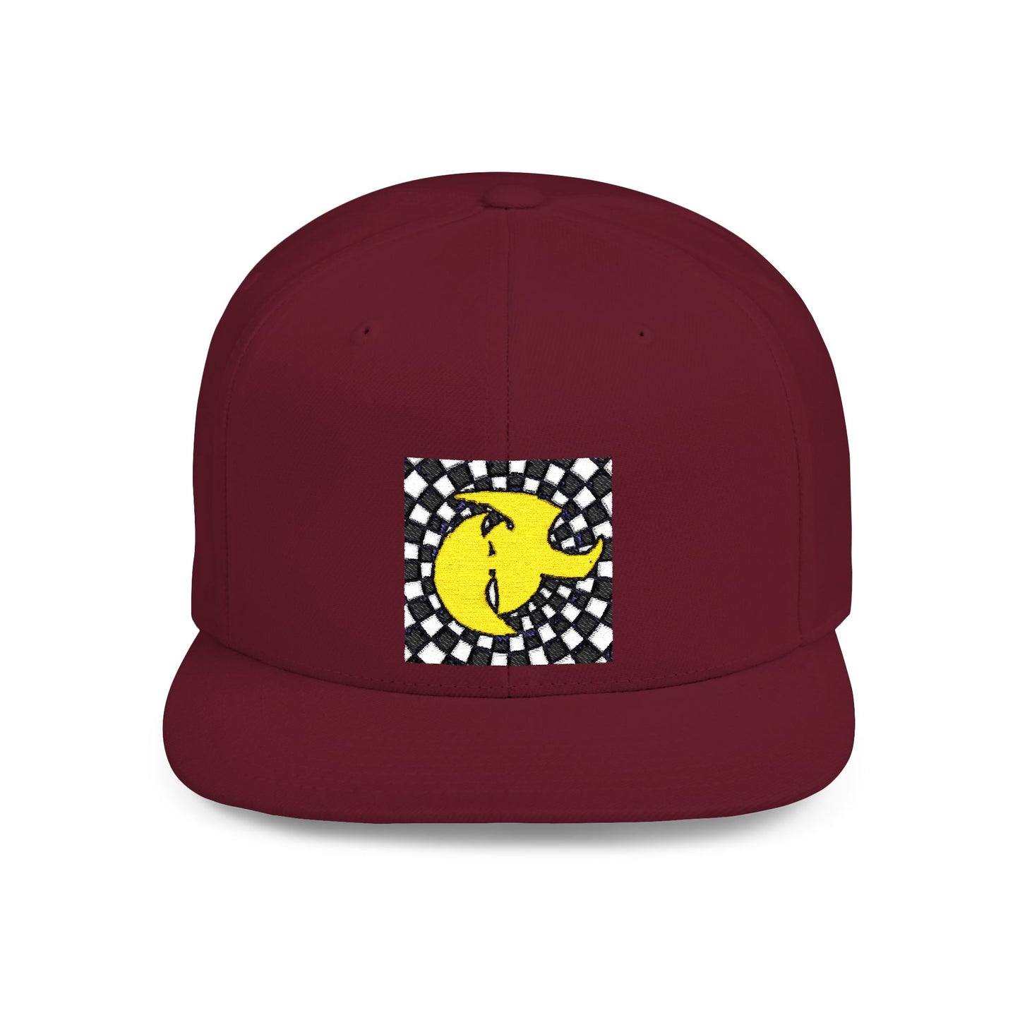 HK Logo Flat Bill Snapback Hat