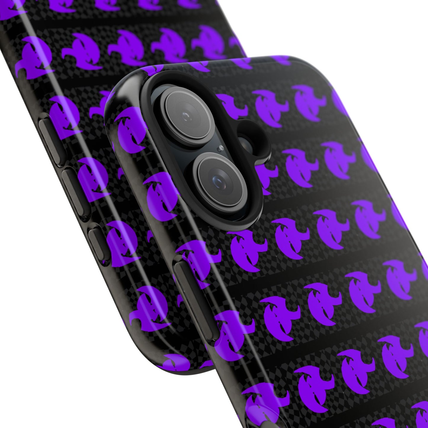 HK Logo Bold Purple Graphic Tough Phone Cases - Durable Protection for Every Style