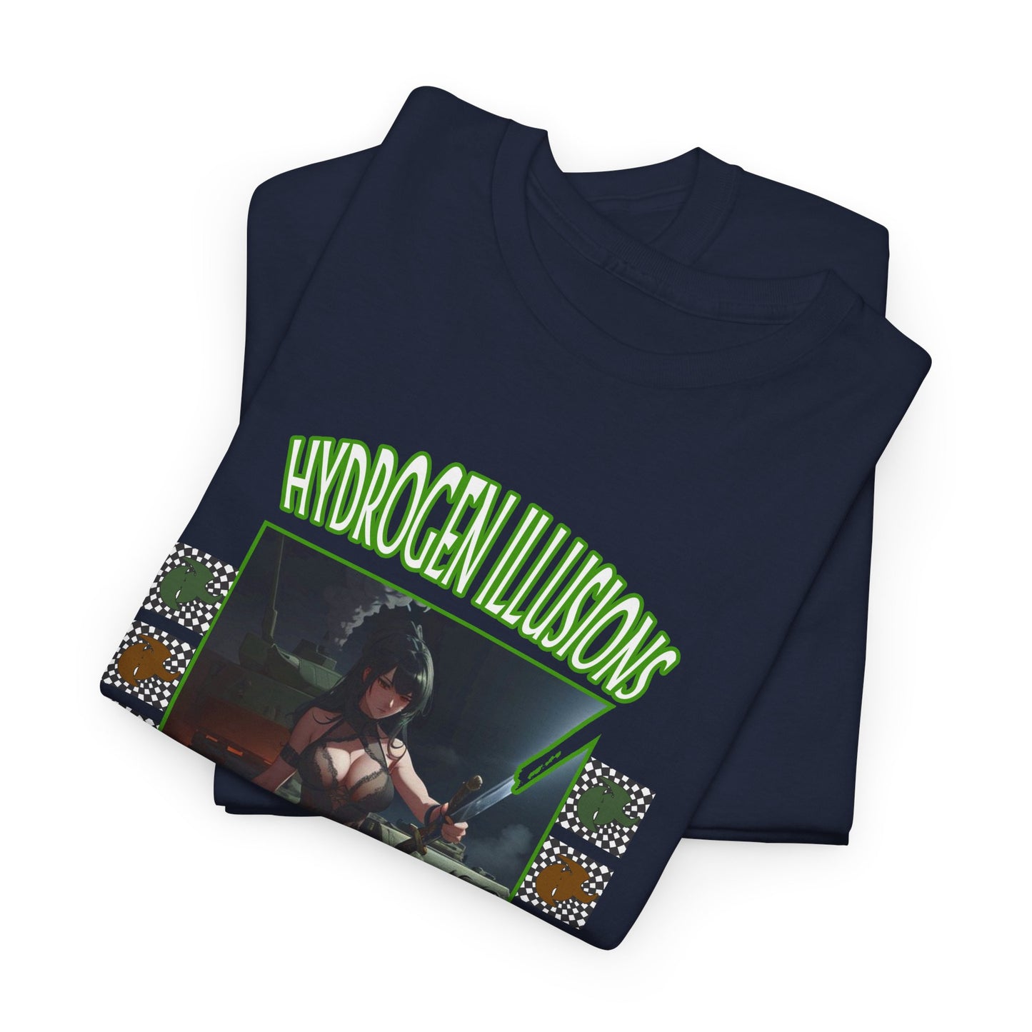 Hydrogen Illusions Unisex Heavy Cotton Tee - Choose any color