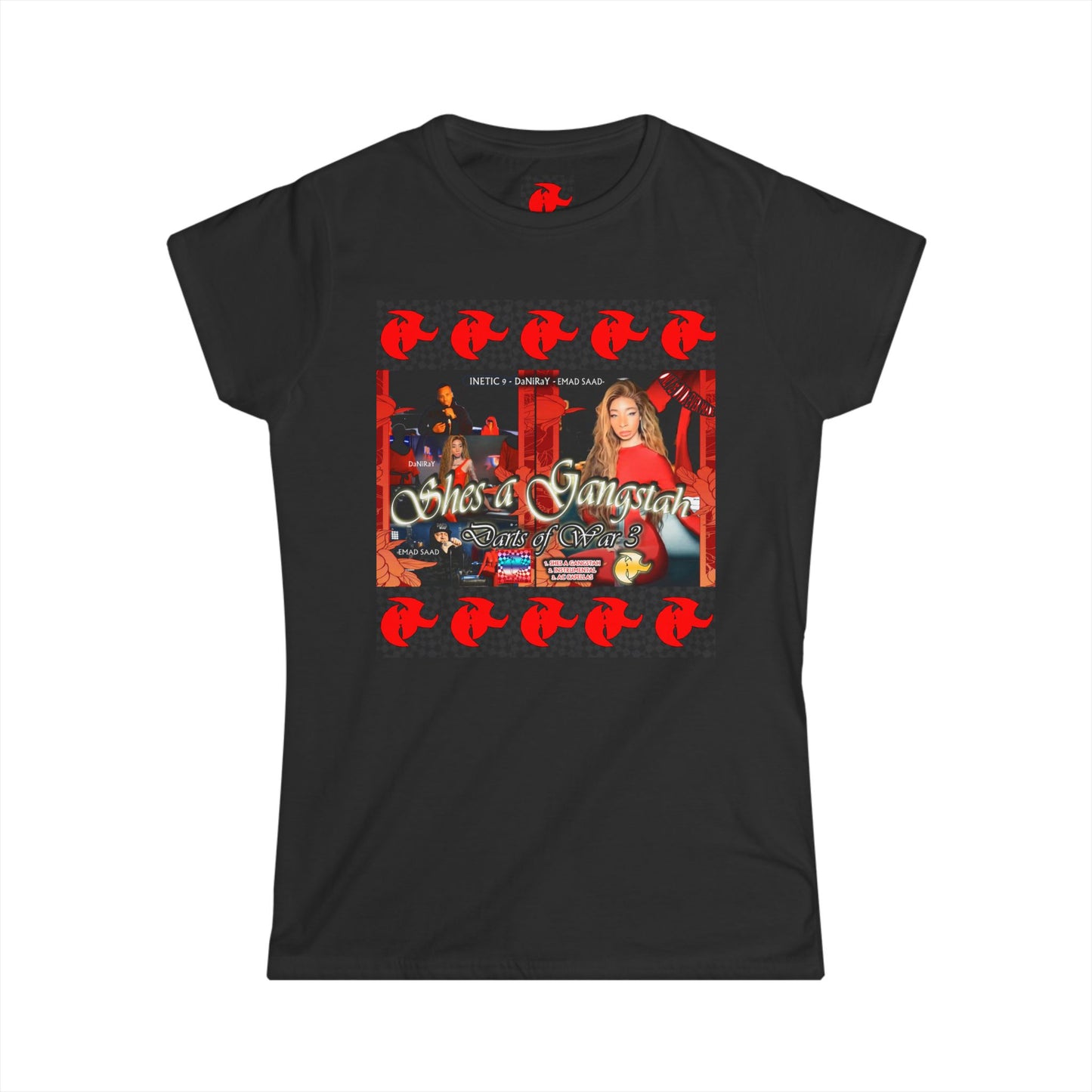 Shes A Gangstah Women's Softstyle Tee - Bold & Unique Design