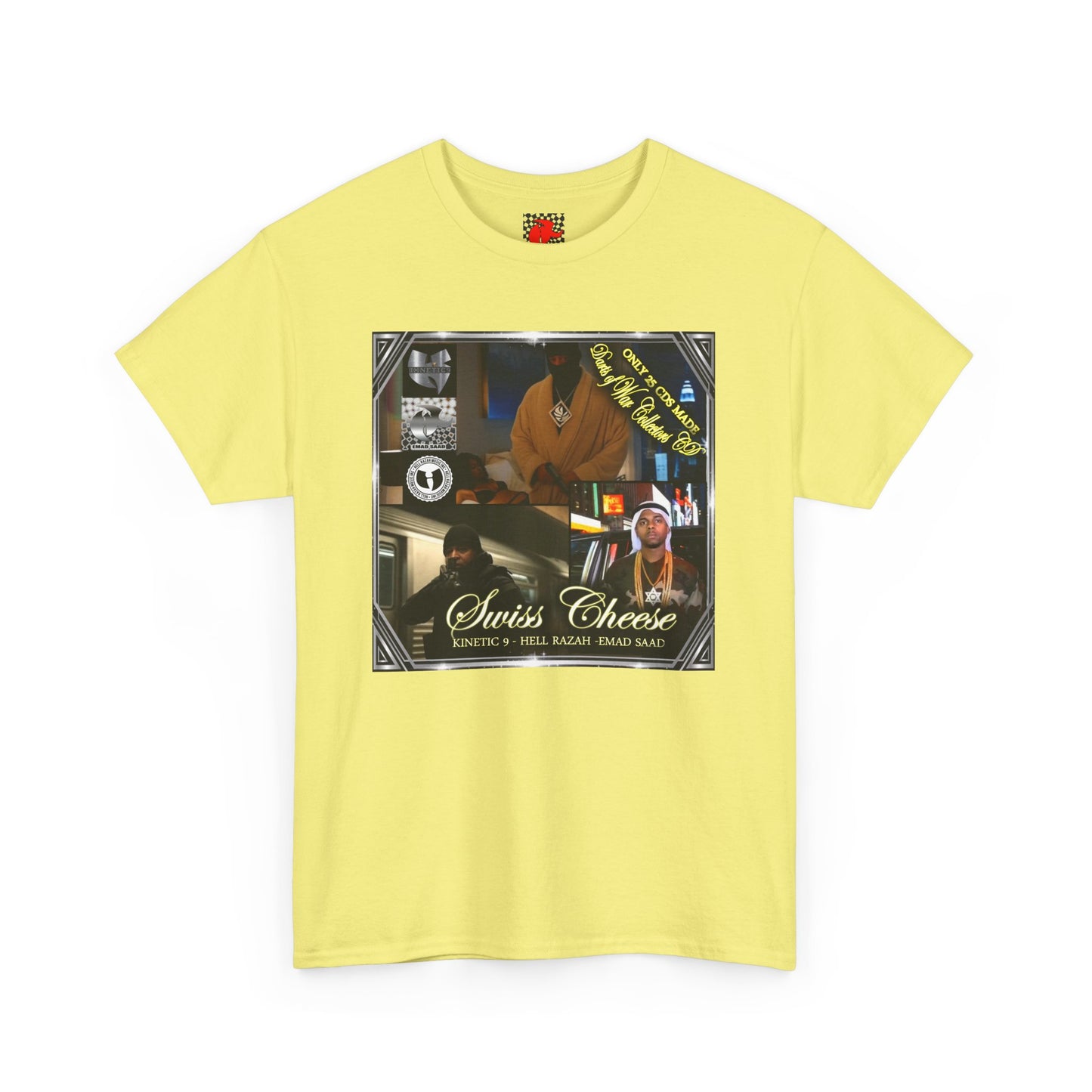 Swiss Cheese Darts of War 3 , Unisex Cotton T-Shirt, Hell Razah , Kinetic 9