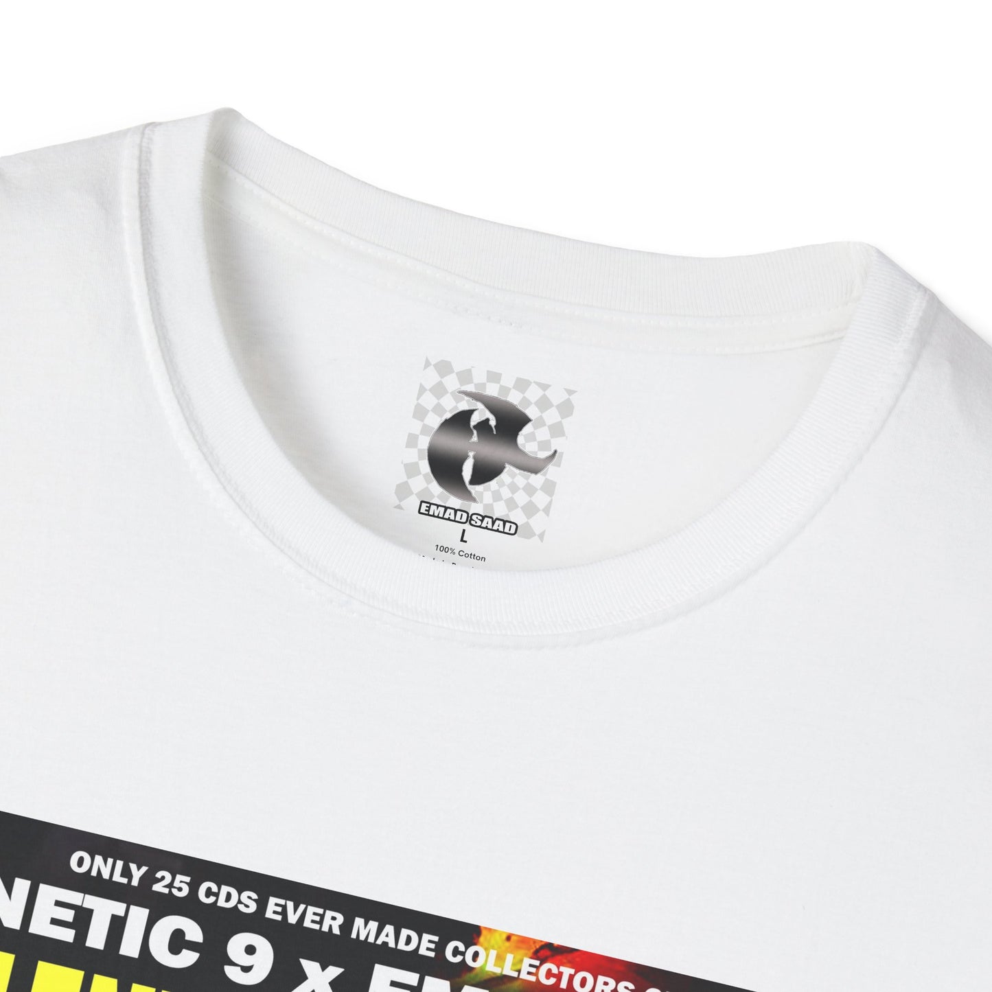 Silent Assassins Graphic T‑Shirt – Kinetic 9  x Emad Saad Album Art Tee
