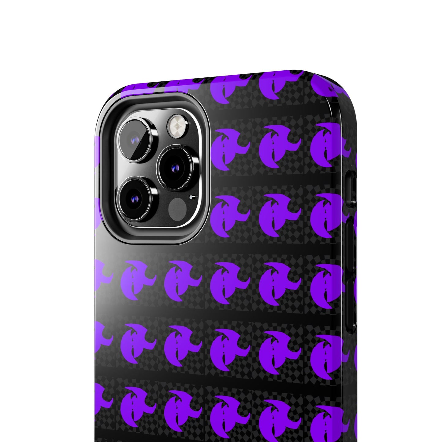 HK Logo Bold Purple Graphic Tough Phone Cases - Durable Protection for Every Style