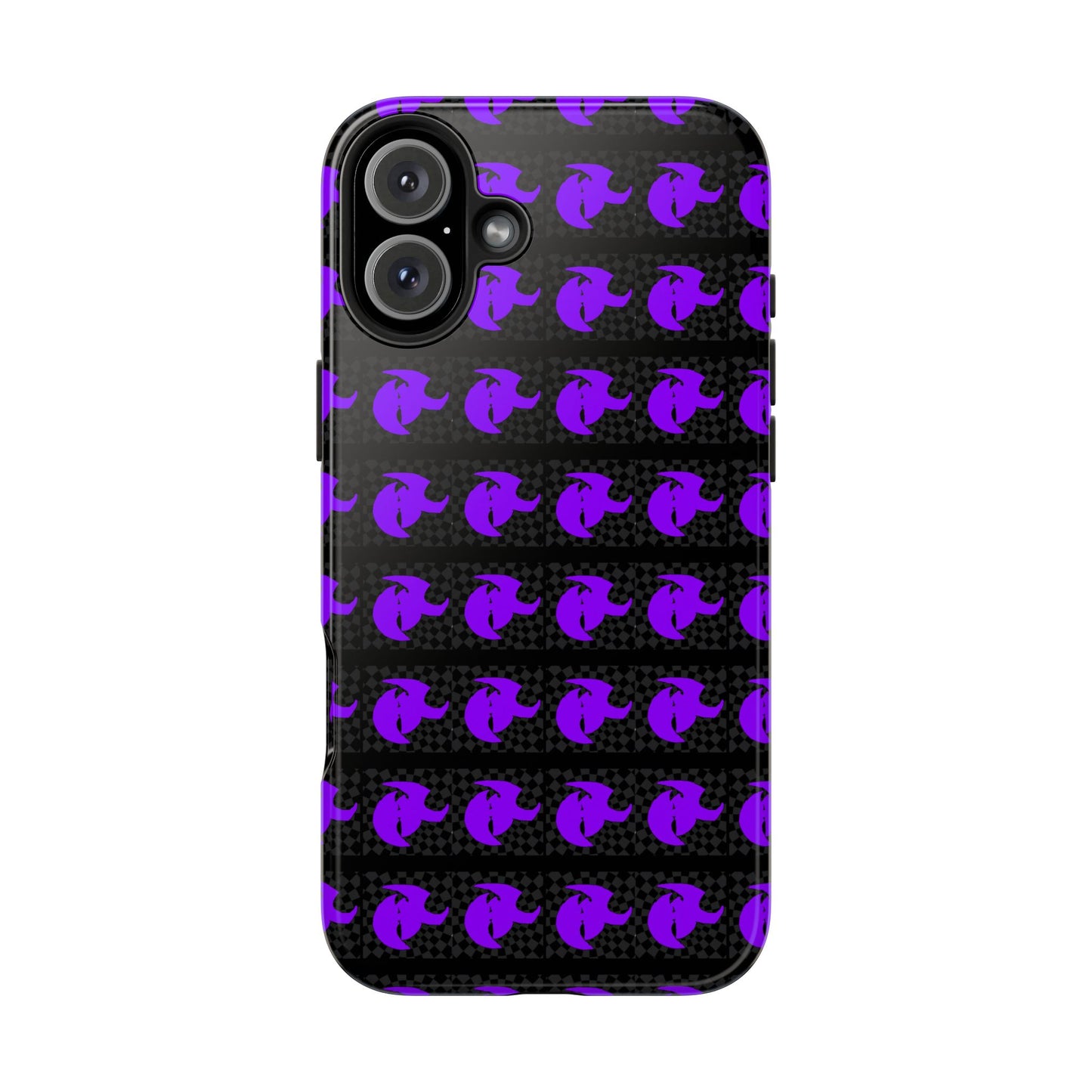 HK Logo Bold Purple Graphic Tough Phone Cases - Durable Protection for Every Style